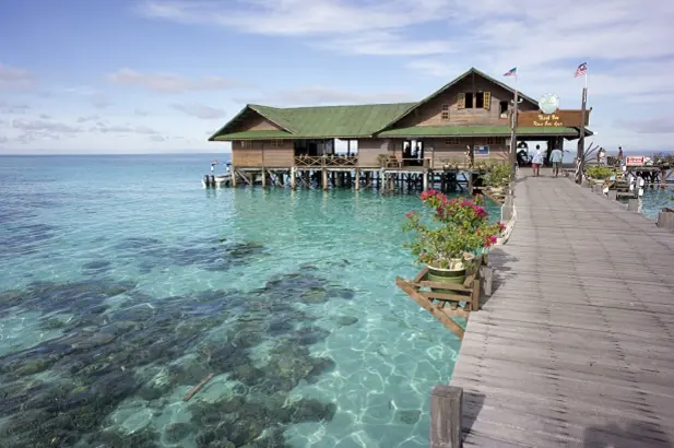 Water village in Sabah