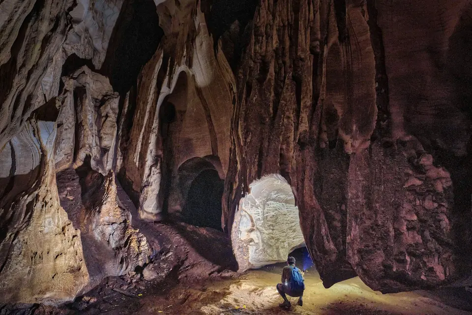 Inside the Niah Caves, Niah National Park near Miri
